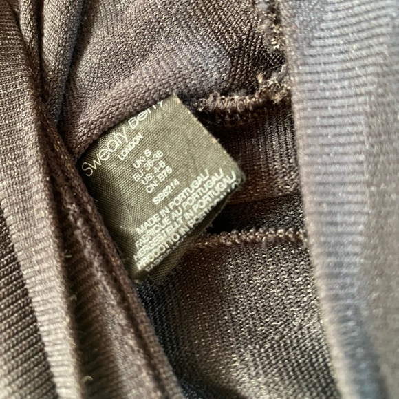 SWEATY BETTY Black Animal Print Base Layer Turtleneck Size S - Picture 4 of 4